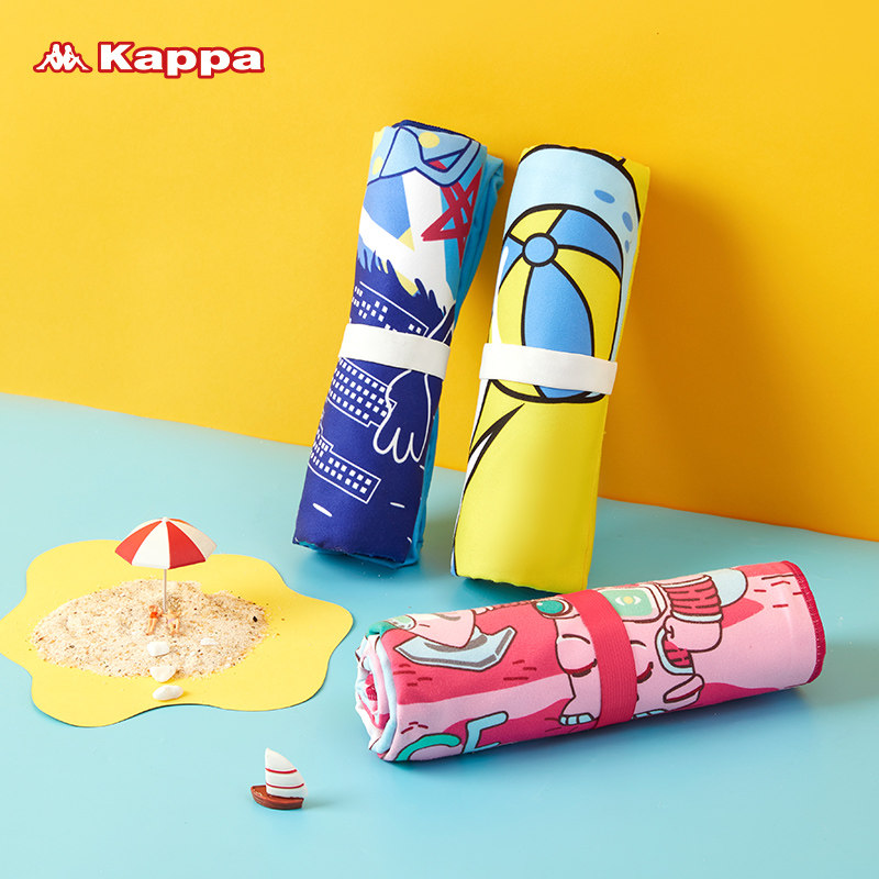 kappa儿童浴袍男童女宝宝速干浴巾 kappa游泳浴巾/吸水巾