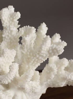 北欧风格仿真树脂珊瑚摆件家居装饰品样板房客厅酒柜书房玄关摆设