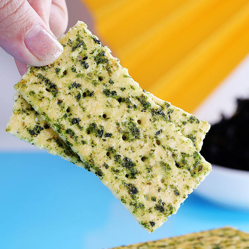 永得利海苔饼干紫菜薄脆苏打咸味下午茶解馋早餐网红休闲零食整箱,淘宝优惠券,粉丝福利购,淘宝优惠卷