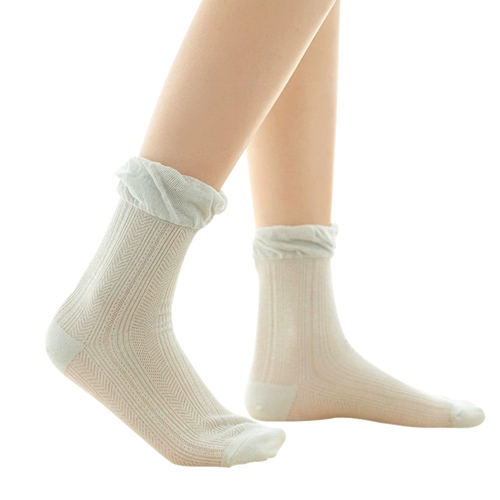 Носки для беременных, цветные летние тонкие послеродовые дышащие гольфы для молодой матери, средней длины