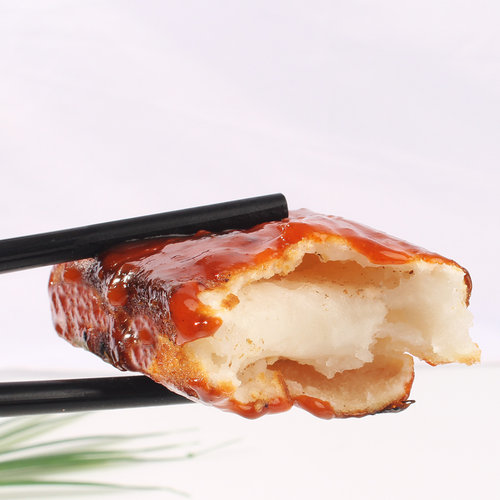 网红脆皮年糕片小吃专用商用烧烤煎炒年糕条火锅食材街头小吃整箱 - 图0