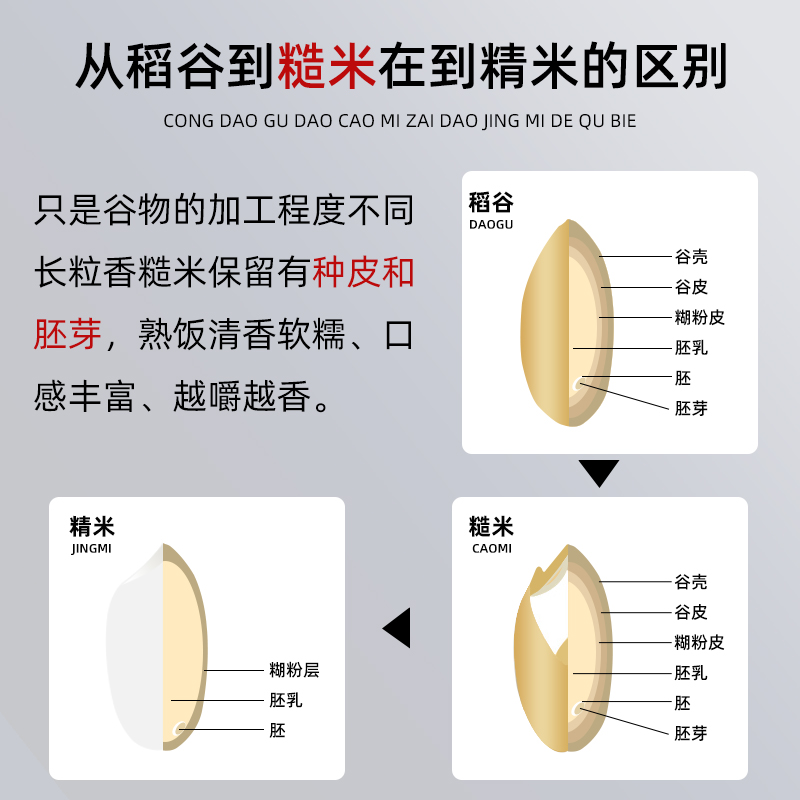 三色五色七色糙米新米粗粮五谷杂粮米孕妇减餐低脂代餐健身旗舰店-图1