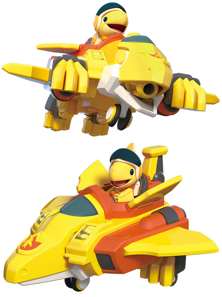 龙宝小英雄变形机器人儿童玩具机甲 未出动漫儿童机器人/变形玩具