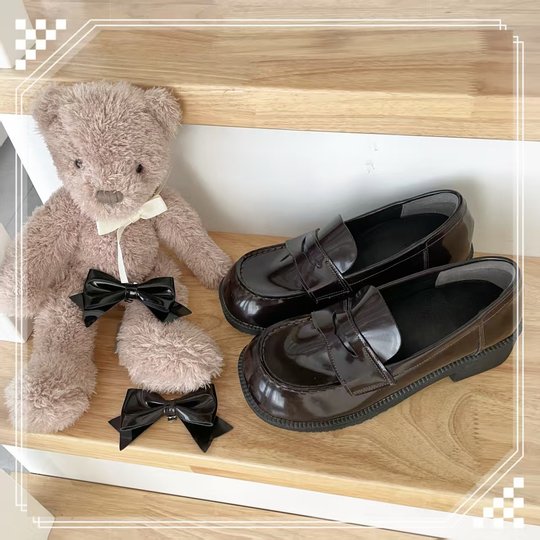 【现货】 熊熊日报社原创jk制服鞋学生基础款单鞋中低跟