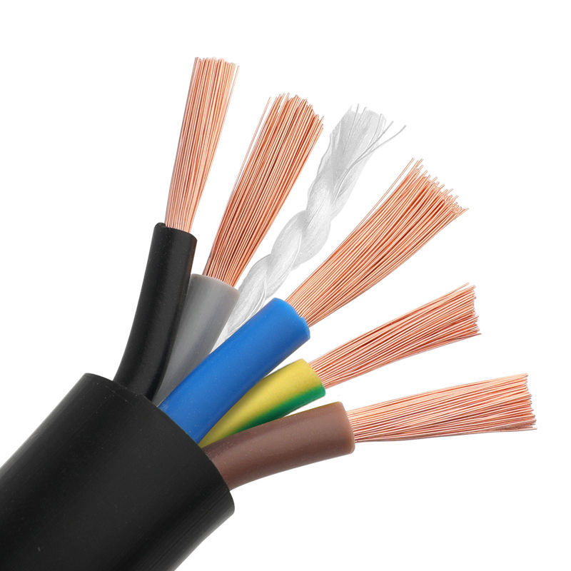 国标纯铜软 电线电缆线2/3/4/5/芯 1.5/2.5/4/6 耐磨保检护套电缆 - 图3