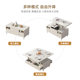 Cream style tea table multifunctional rock sheet tea table living room storage cabinet small apartment multifunctional solid wood leg lifting tea table