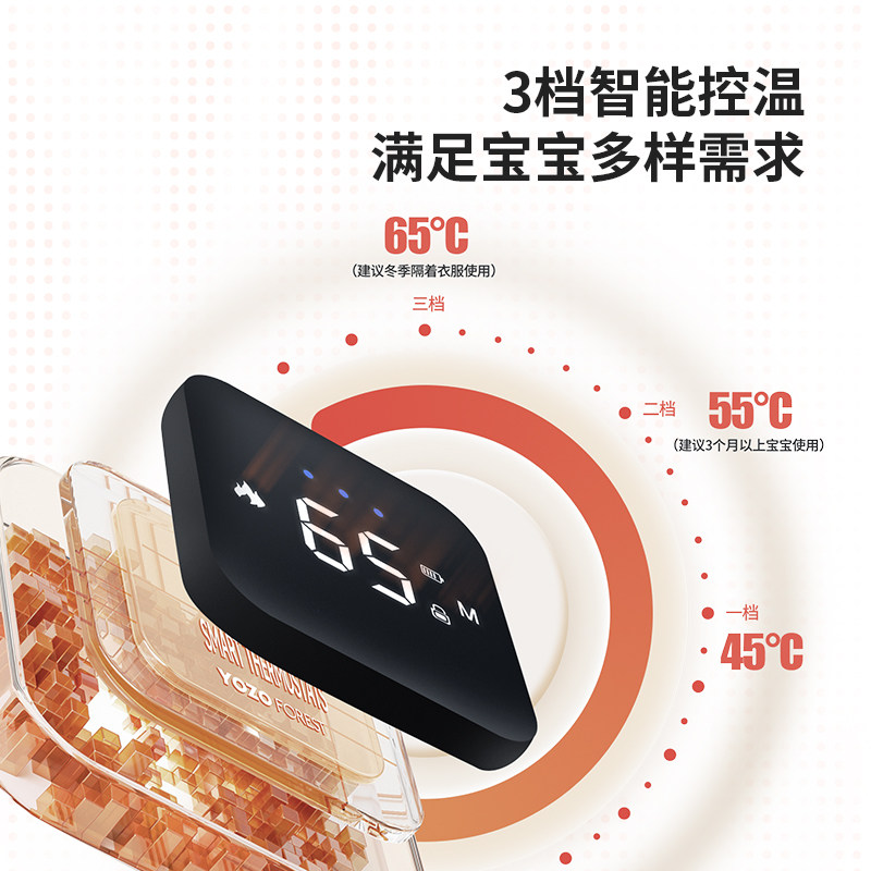 婴儿热敷袋防二月闹神器哄睡肠绞痛胀气排气新生儿红豆热敷包暖肚