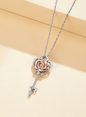 SD项链魔法钥匙S925银