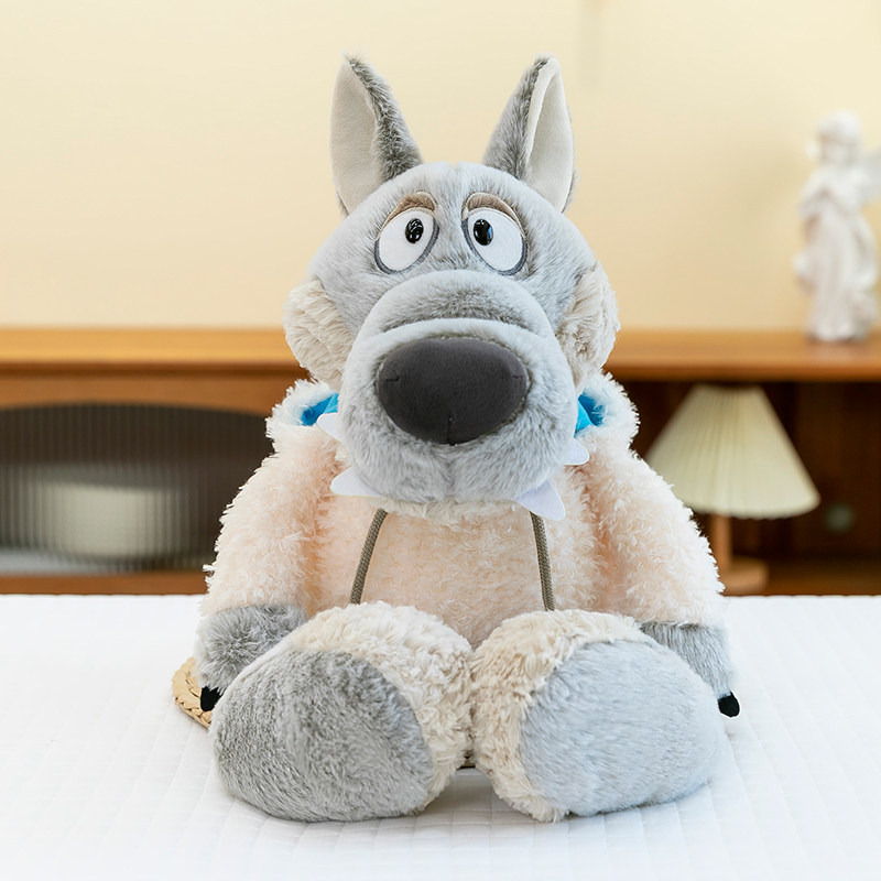 披着羊皮的狼玩偶大灰狼抱睡公仔儿童毛绒玩具狐狸布娃娃生日礼物,淘宝优惠券,粉丝福利购,淘宝优惠卷