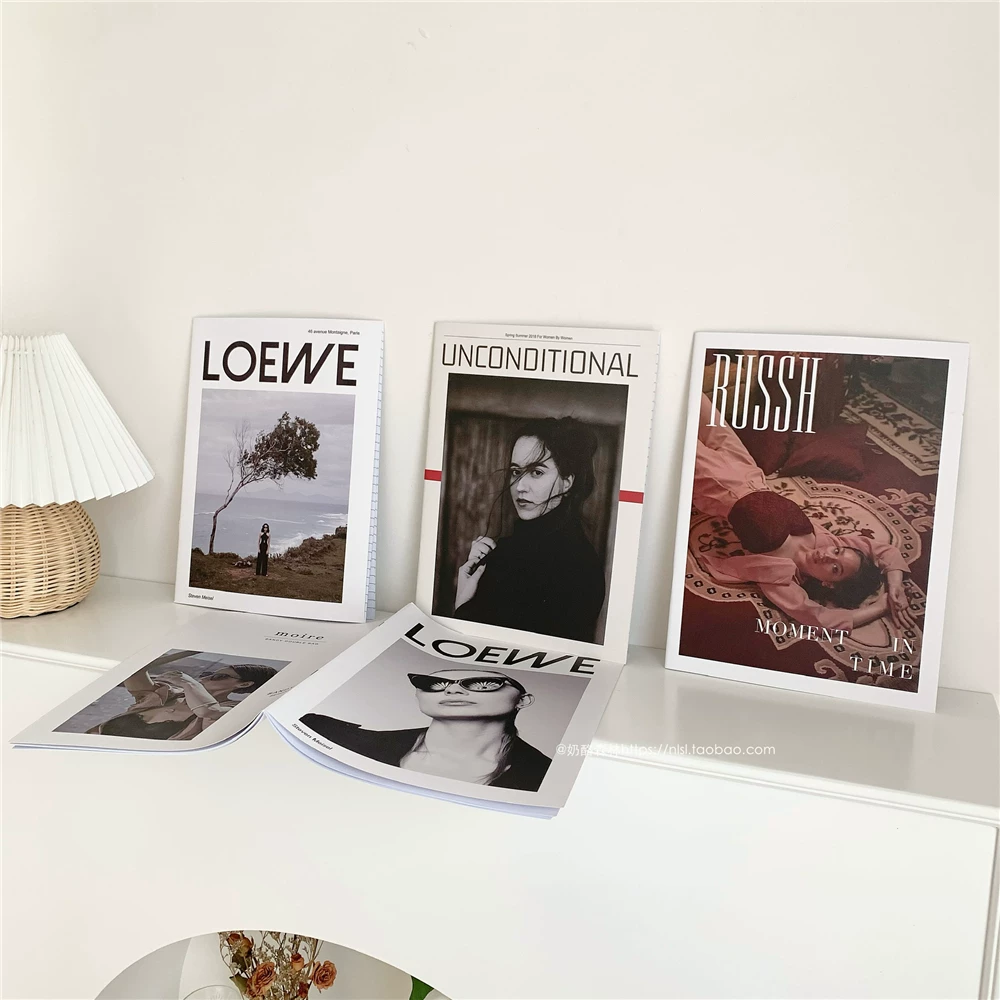 Обложка журнала INS Wind Photography, толстой блокнот, реквизит книги