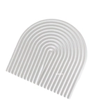 Ins nordic стиль гипсовой волновой лоток дома украшения