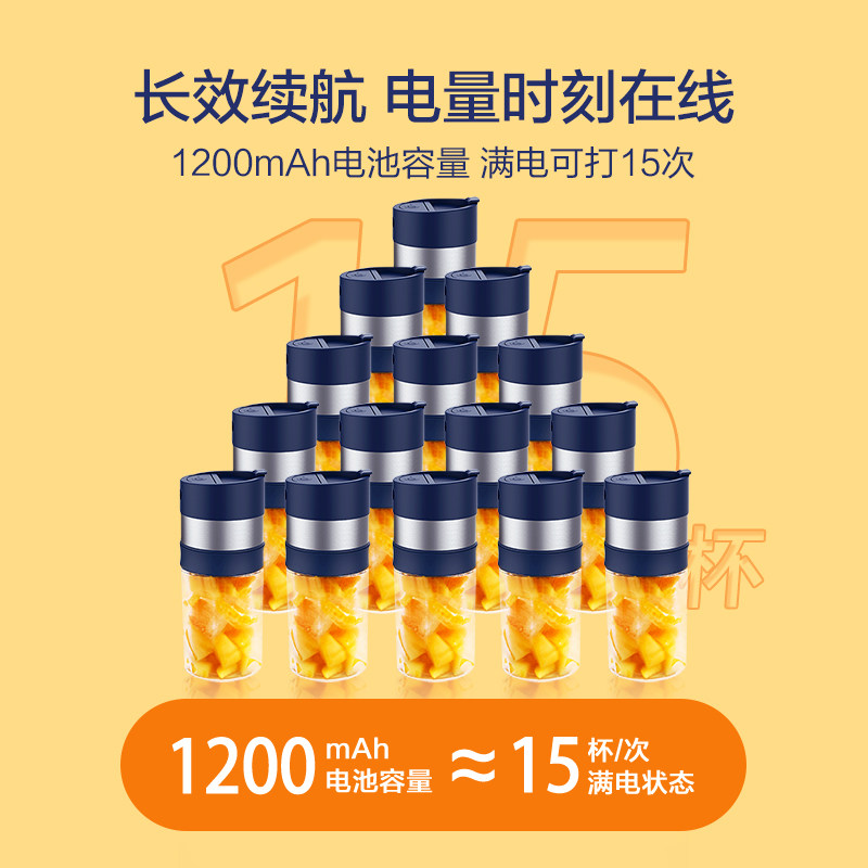 pinlo无线迷你小型便携电动果汁机 pinlo电器榨汁机
