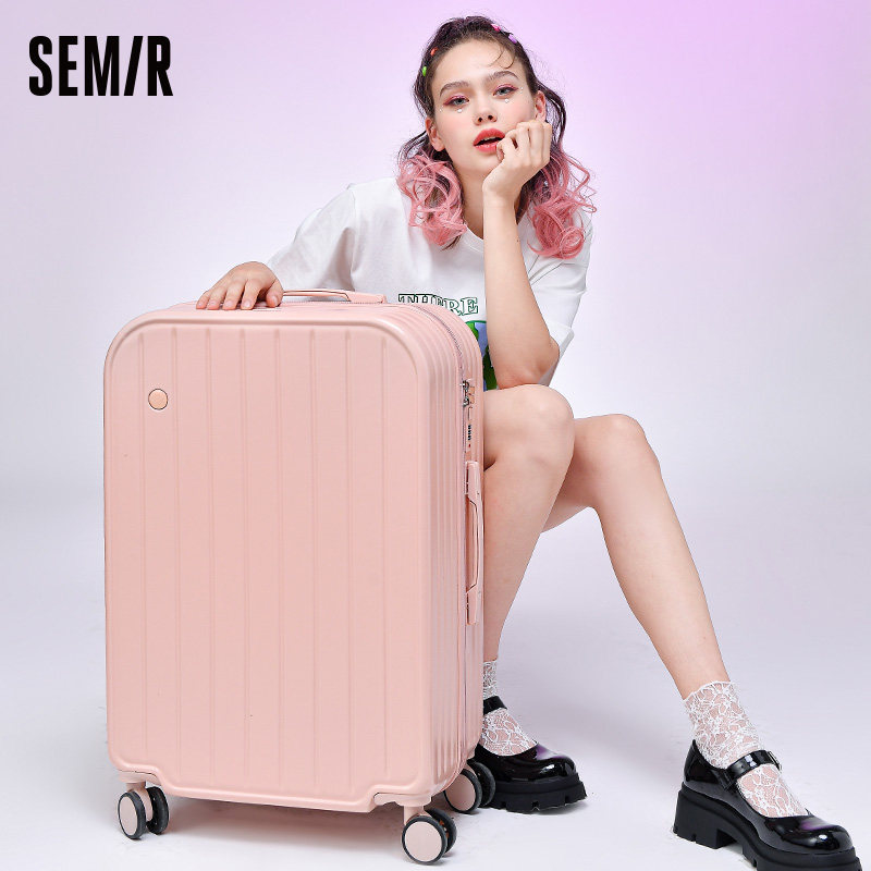 森马ins网红小型女高颜值拉杆箱 森马大熊旅行箱