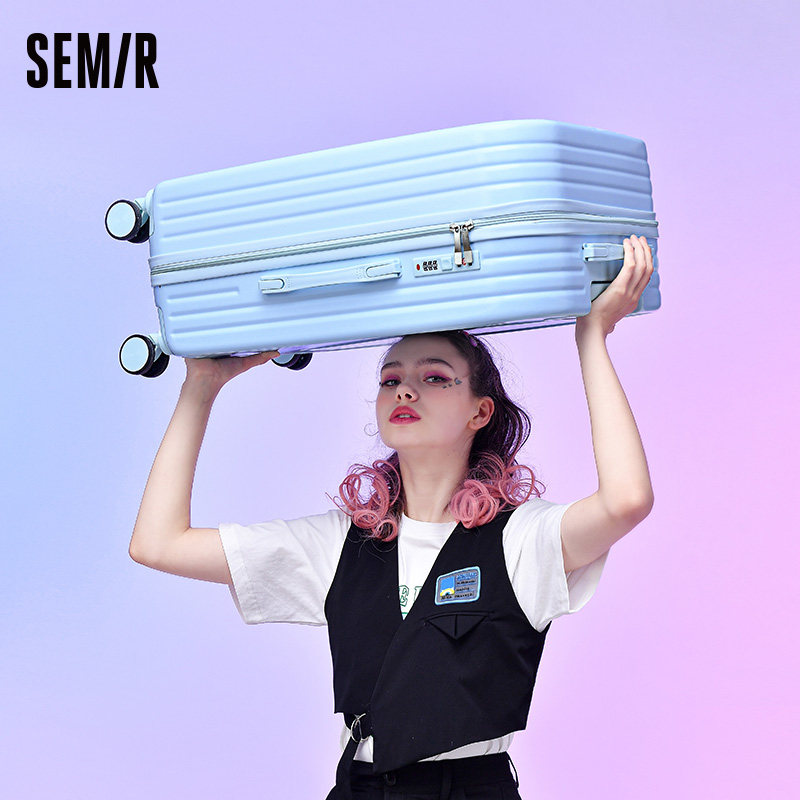 森马ins网红小型女高颜值拉杆箱 森马大熊旅行箱