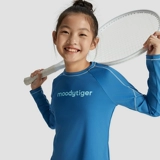 Детский эластичный базовый спортивный лонгслив, осенний