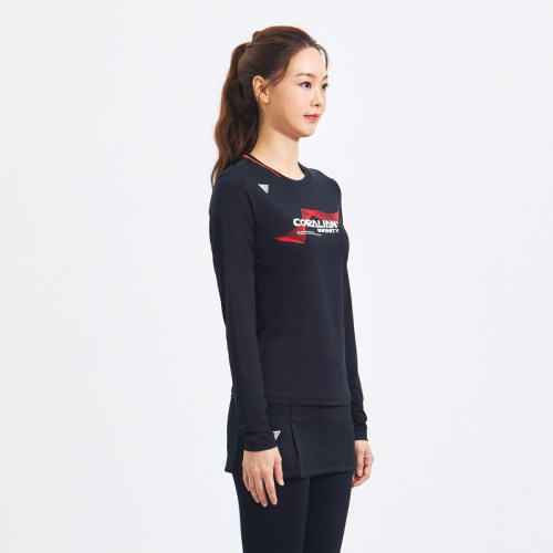 可莱安羽毛球服女套装透气速干男上衣新款韩国秋冬长袖运动服队服 - 图2
