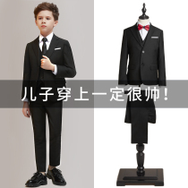 Childrens suits suit Playboy gown boys suit CUHK Boys piano boy acting out of the Inlet go show Autumn Winter