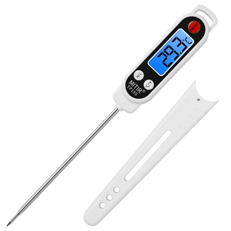 Thermometer water thermometer kitchen food coffee baking water temperature milk temperature high precision probe type oil thermometer