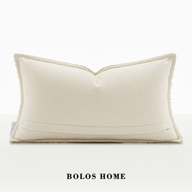 柏洛斯Log color轻奢新中式米咖色涤纶肌理样板间抱枕套沙发客厅,淘宝优惠券,粉丝福利购,淘宝优惠卷