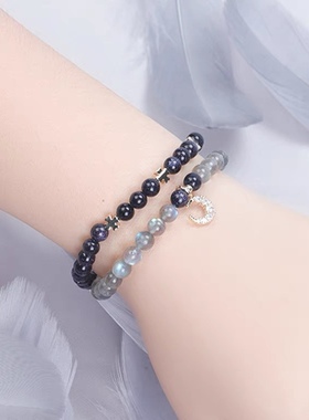 星月神话水晶浪漫韩版多圈手串