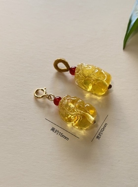 特价清库存提溜蜜蜡貔貅手链吊坠