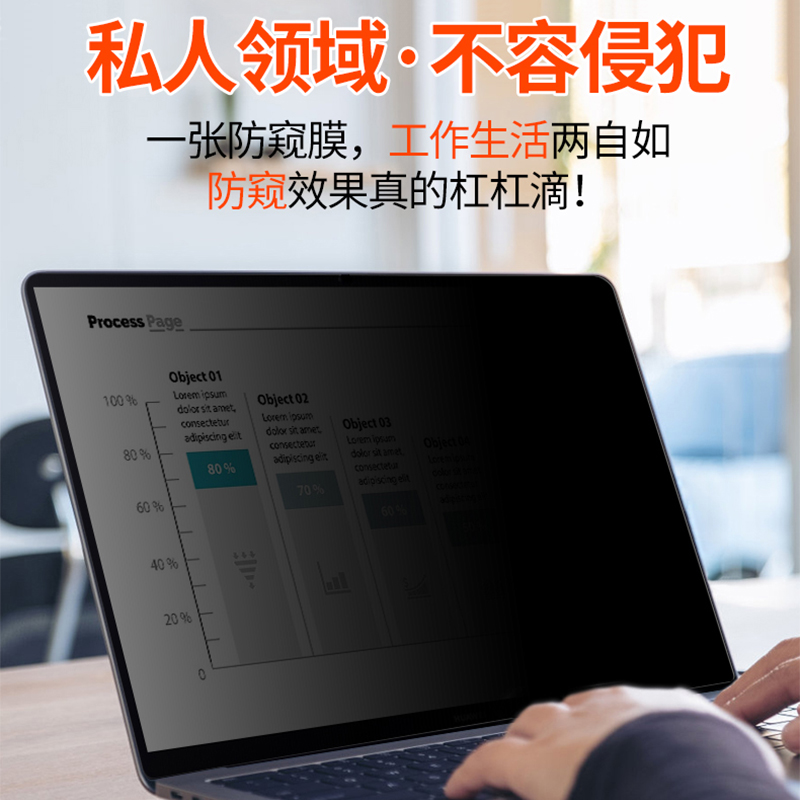 联想YOGA16s/14c 2022笔记本防窥膜Pro14s Carbon小新Pro16/13s防反光Air14/15防偷窥屏幕720/730-13保护隐私 - 图0