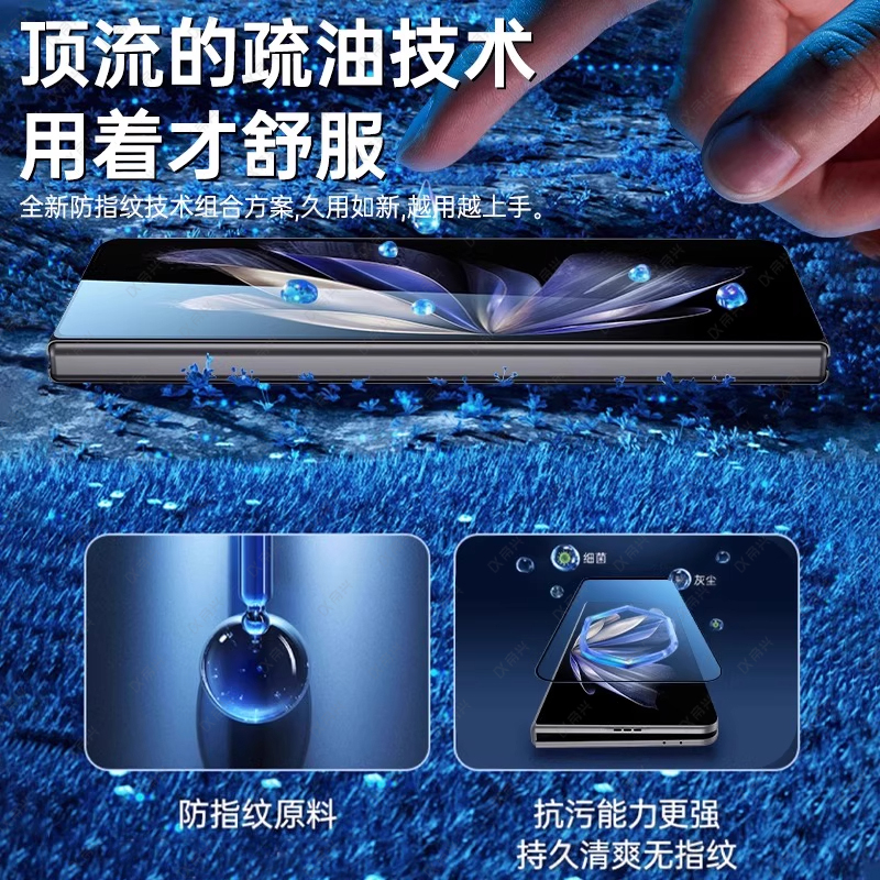 适用vivoXFold5钢化膜vivoXFold5pro手机膜折叠屏XFold3外屏玻璃vivo新款vivoXFold3pro防窥水凝内屏膜保护膜 - 图3