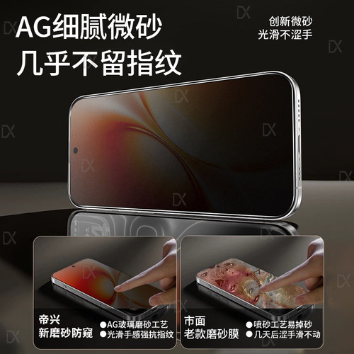 适用iqooneo11至尊版钢化膜iqooneo11/10/9/8/7手机膜neo10pro+磨砂防偷窥neo9spro+全屏iqoo15/13防爆pro贴 - 图1
