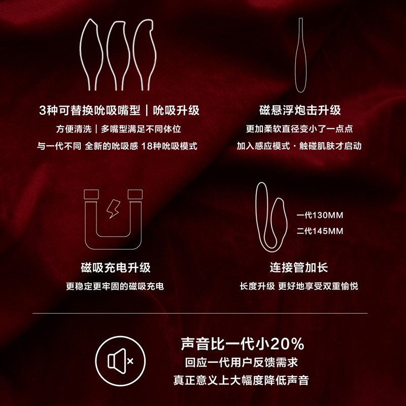 cachito失控2二代ai震动棒自慰器女性吮吸红磨坊情趣用品秒潮炮机 - 图3