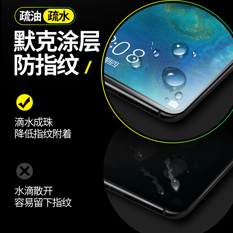 华为荣耀X20钢化膜荣耀X50i+X60手机膜X20SE全屏X40GT/9X/8X/X10防窥膜X30防偷窥膜por适用honor防无色钢化膜 - 图3