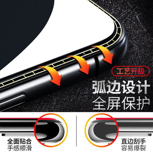 oppoA15钢化膜A11X手机膜A9/A8/A7/A5/A3/A1全屏覆盖A11S适用于OPPO防窥A5S防偷窥A7n圆边膜防爆防钻石圆边膜 - 图1
