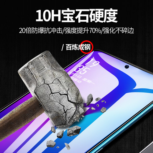OPPO钢化膜A3/A1X/A2m/A95A93A92S手机膜A91A72A55A53A32防窥全屏a11a9/a7/a8抗蓝光K11K10K9K7适用防偷窥A2X - 图0