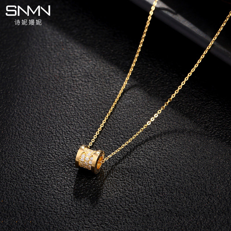 小蛮腰银项链女纯银小众网红锁骨链 诗妮嫚妮项链