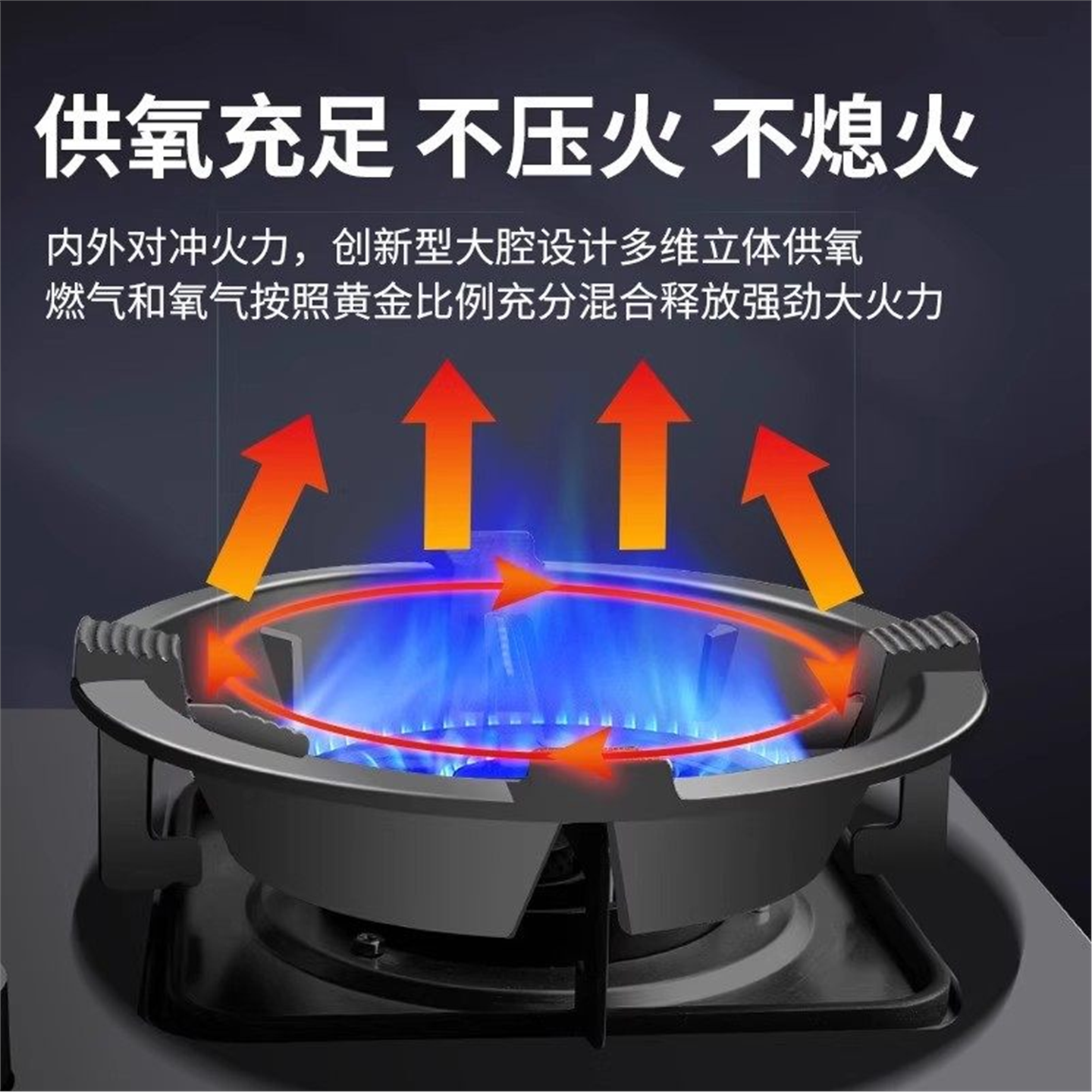 特厚铸铁煤气灶防风罩防滑支架托燃气灶通用型聚火挡风灶台炉架子,淘宝优惠券,粉丝福利购,淘宝优惠卷