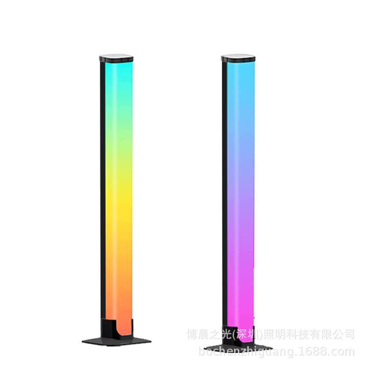 氛围灯电脑桌面拾音器电竞房间墙面声音乐量节奏rgb光影高级摆件 - 图3