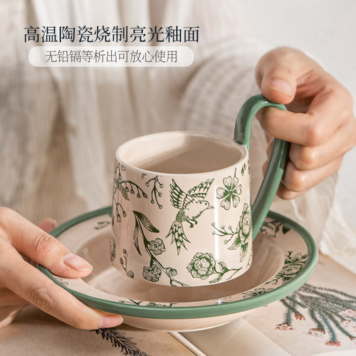 西比尔复古陶瓷茶壶茶杯套装耐高温家用下午茶咖啡杯碟高档礼盒 - 图1