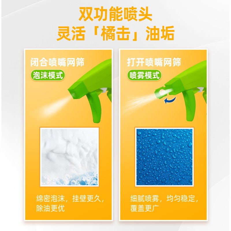 水卫士厨房重油污净清洁剂去油污除抽油烟机污渍清洗剂