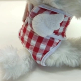 Свежие корейские дышащие физиологические штаны для собак, маленькие и средние собаки, плюшевые подгузники, менструальные периоды