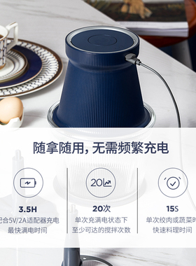 摩飞有线绞肉机多功能辅食料理机