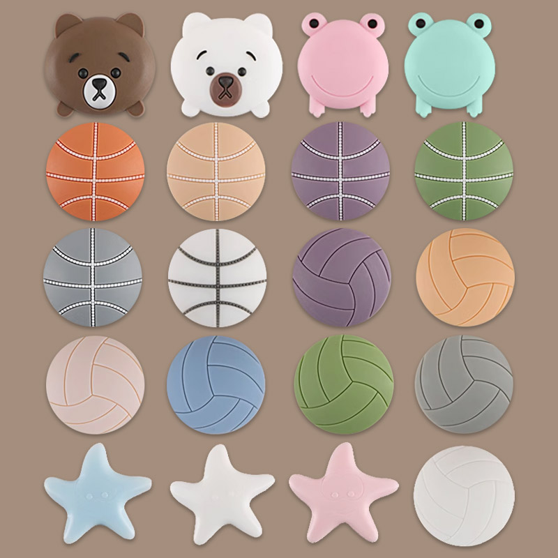 门后门把手防撞垫冰箱门锁防磕碰贴墙面保护家用静音吸盘防撞门贴 - 图1