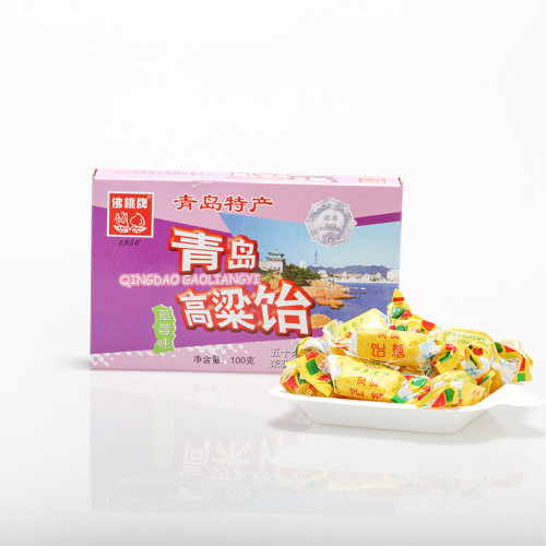 山东特产休闲零食佛桃牌100g盒装精制传统风味高粱饴软糖果 - 图2