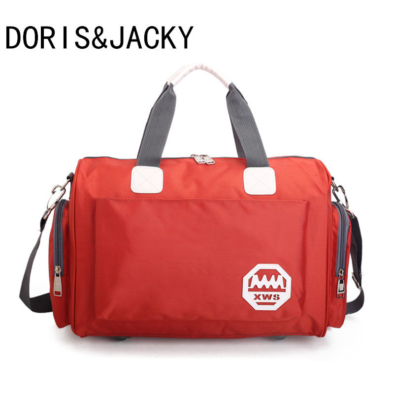 单肩男手提女大容量衣服短途收纳包 dorisjacky旅行袋