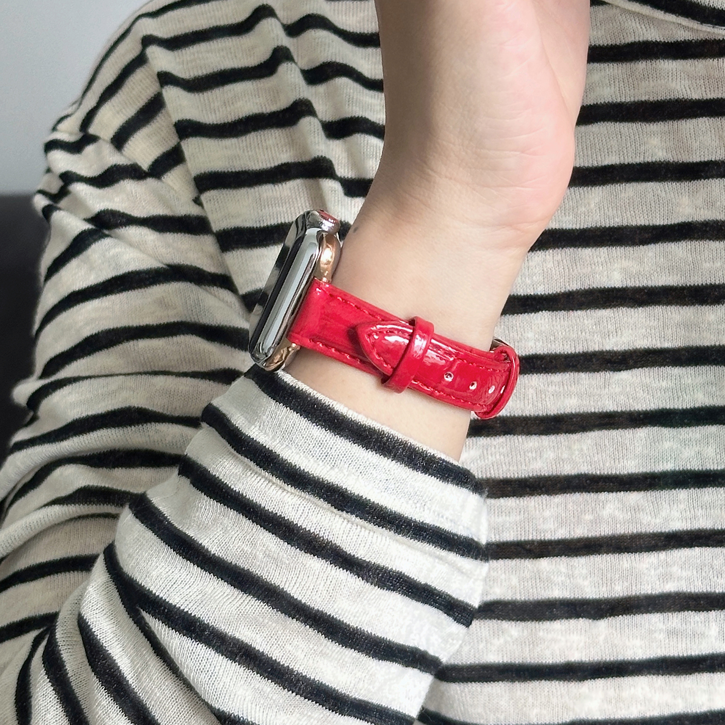 誉捷适用s11苹果手表表带iwatch手表带applewatch皮质watchs小众series新款s10智能s9/s8女款ultra3新型2/se - 图2