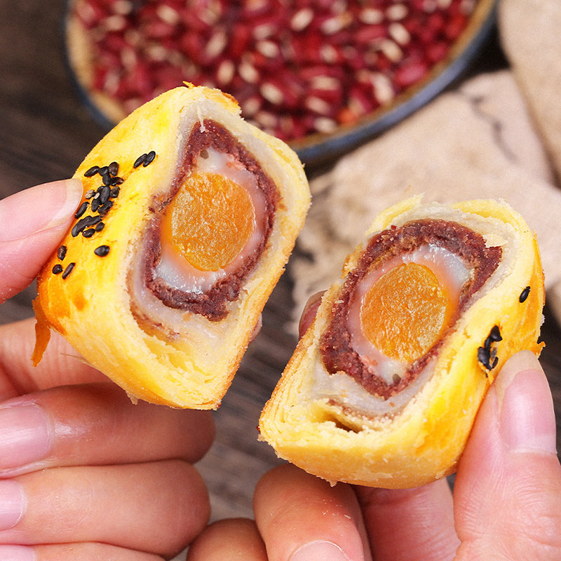 8斤雪媚娘馅中馅酥皮早餐蛋黄酥 滇购蛋黄酥