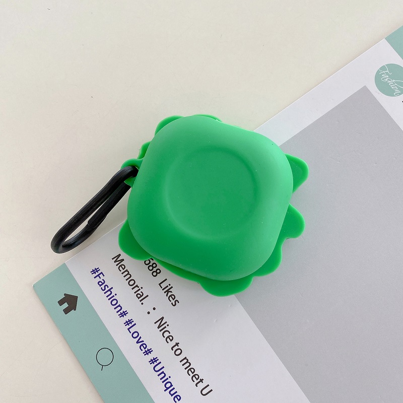 绿色發字适用三星budslive蓝牙无线galaxy buds2pro耳机壳硅胶保护套Galaxy Buds2分体软壳budsfe新款budspro - 图1