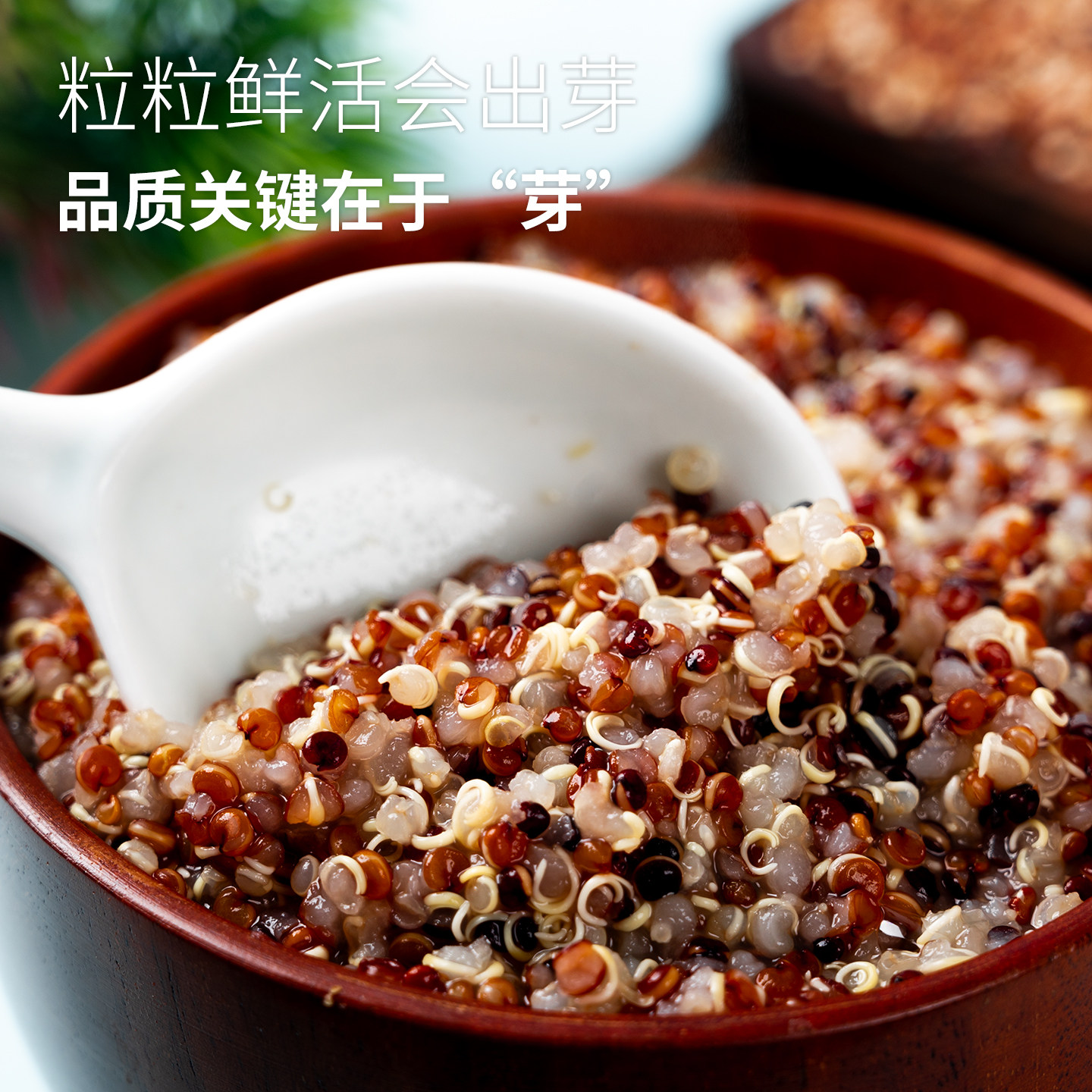 有机三色藜麦1kg罐装五谷粗杂粮饱腹营养早餐代餐粥饭新黎麦米,淘宝优惠券,粉丝福利购,淘宝优惠卷