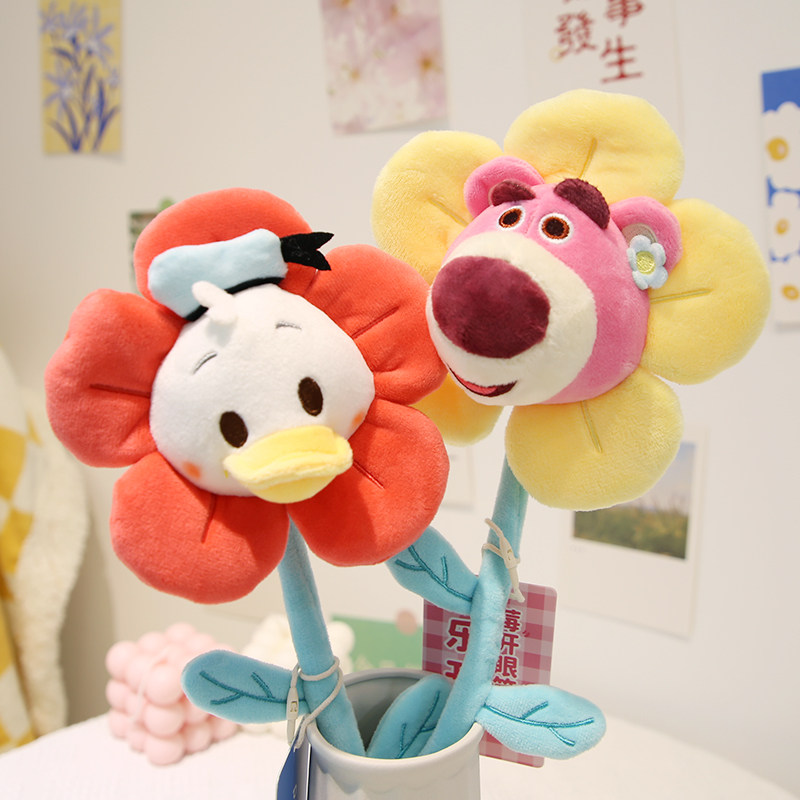 迪士尼联名款一朵小花毛绒花束公仔 钧铭玩具毛绒布艺类玩具