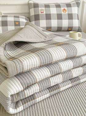 泡泡棉床盖三件套加厚夹棉床单单件四季通用床褥榻榻米床护垫盖毯