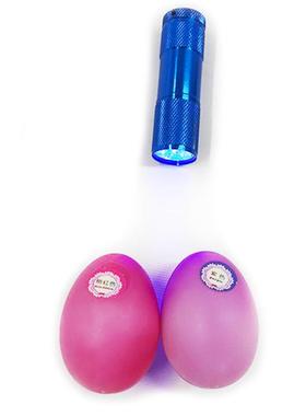 魔幻彩蛋幼儿园儿童科学实验体验紫外线的奇妙变色彩蛋魔术蛋