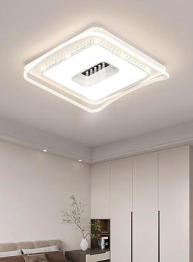 全光谱客厅灯大厅主灯现代简约led吸顶静音风扇灯广东中山灯具